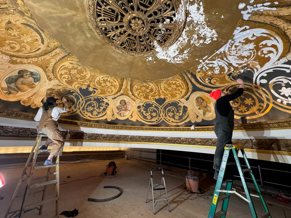 Ceiling Medallion Restoration