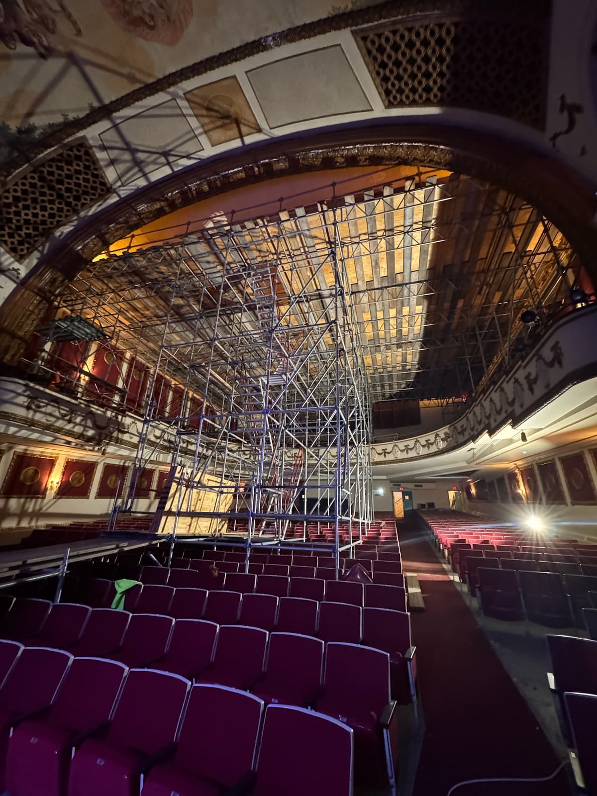 Theater with Scaffolding