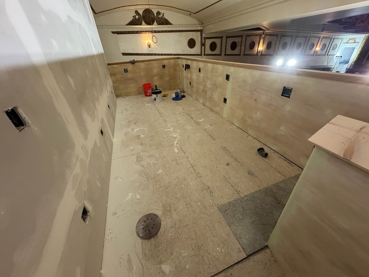 Theater renovation photo 47