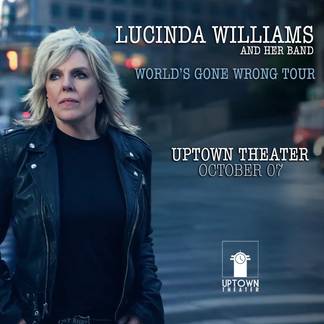An evening with Lucinda Williams and her band